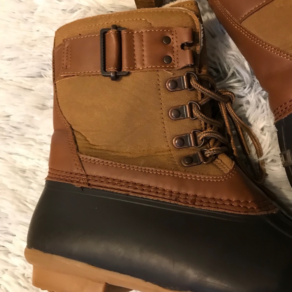 JBU By JAMBU Woman’s Ontario Duck Boots Brown/Whiskey Color Size 8.5 - Picture 16 of 16